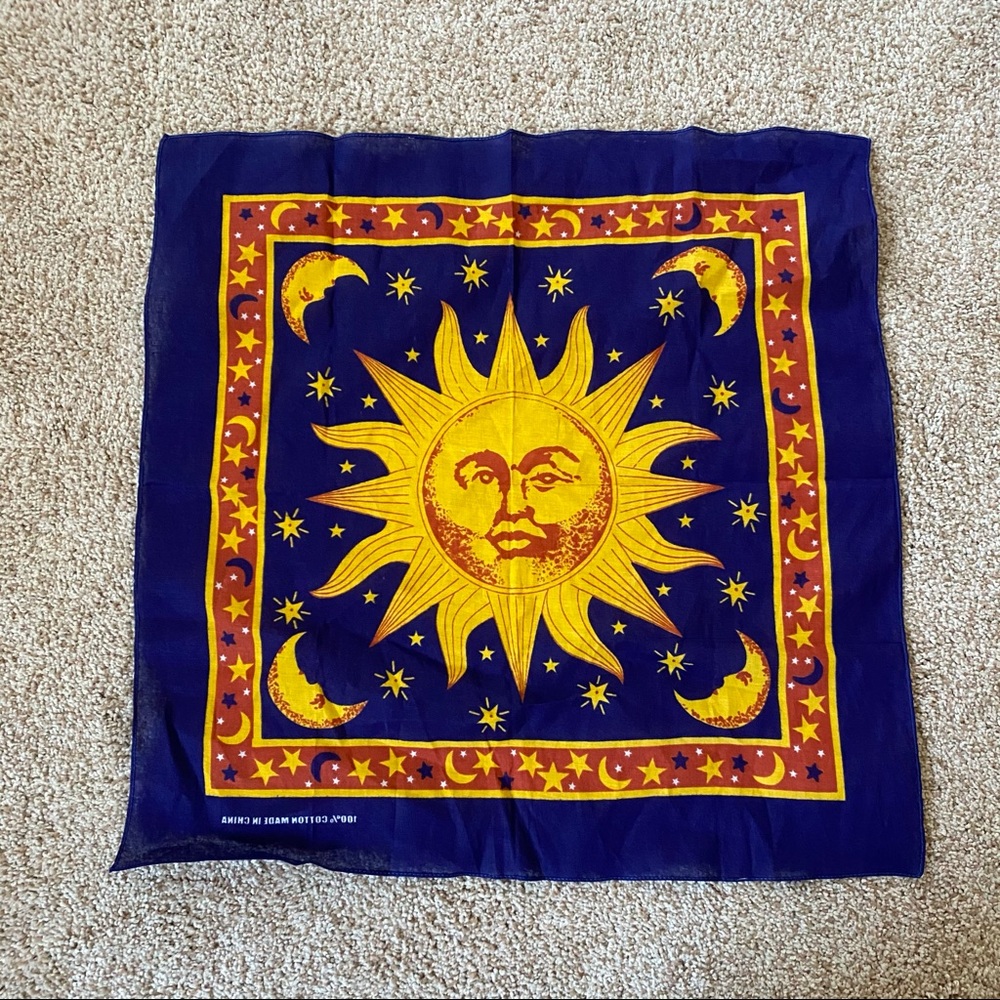 sun and moon bandana